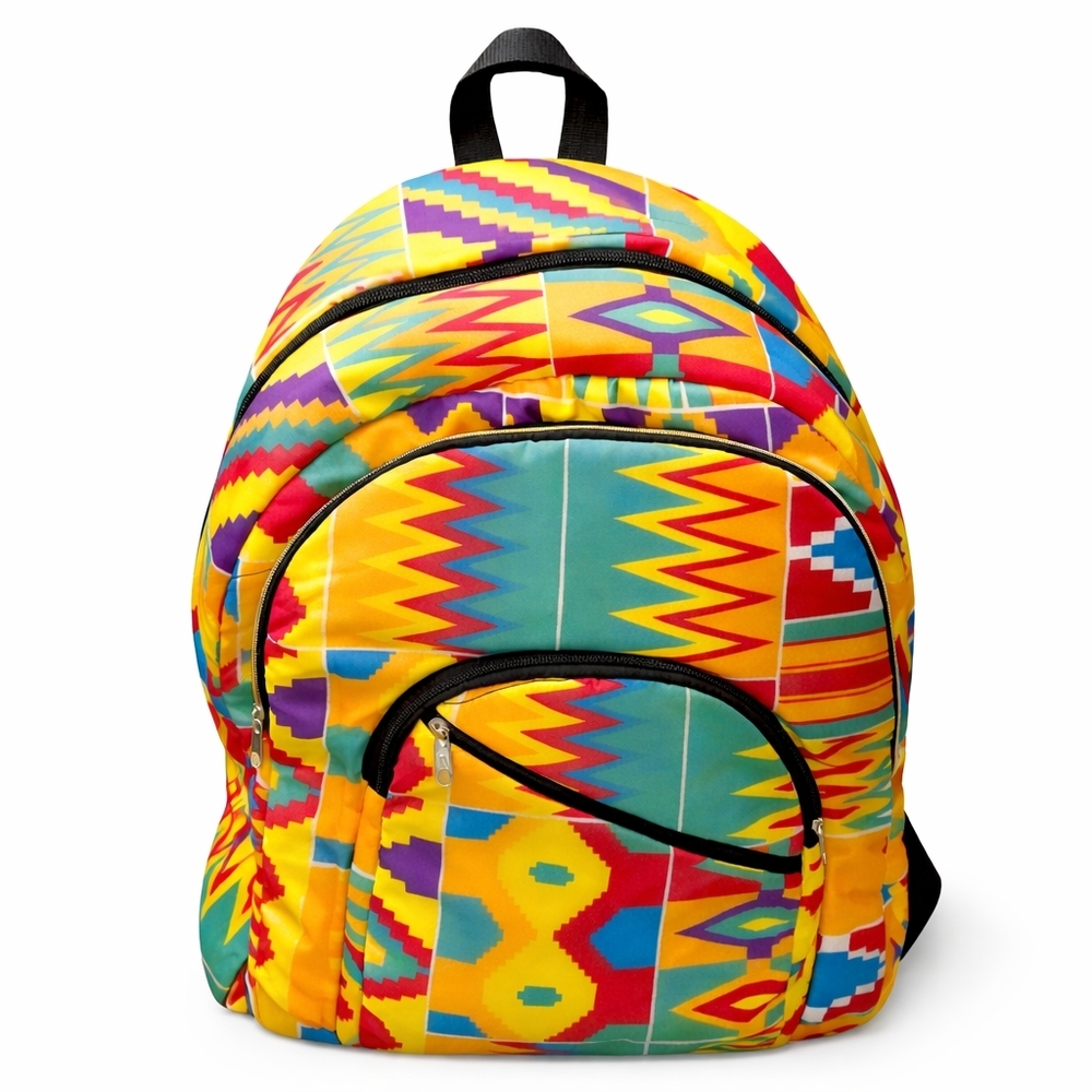 Colorful Geometric Backpack